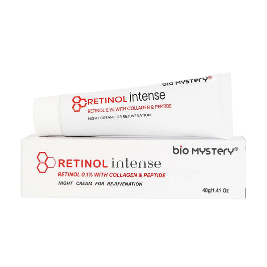 Unleashing the Power of Retinol: Why Bio Mystery Retinol Intense Cream 0.1% is Your Ultimate Nighttime Skincare Solution ( 40g )