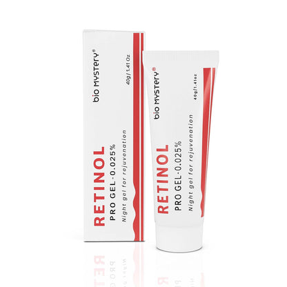 Bio Mystery Retinol Pro Gel 0.025% – Anti-Acne & Wrinkle Repair Night Gel – 40g