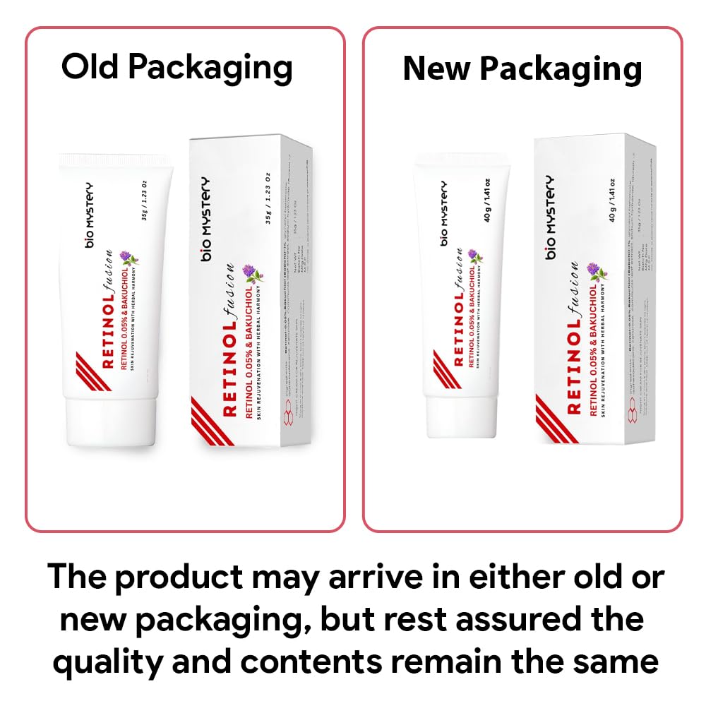 Unlock Youthful Skin: How Retinol Fusion Cream 0.05% Transforms Your Nighttime Skincare Routine ( 40g )