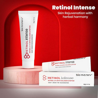 Unleashing the Power of Retinol: Why Bio Mystery Retinol Intense Cream 0.1% is Your Ultimate Nighttime Skincare Solution ( 40g )