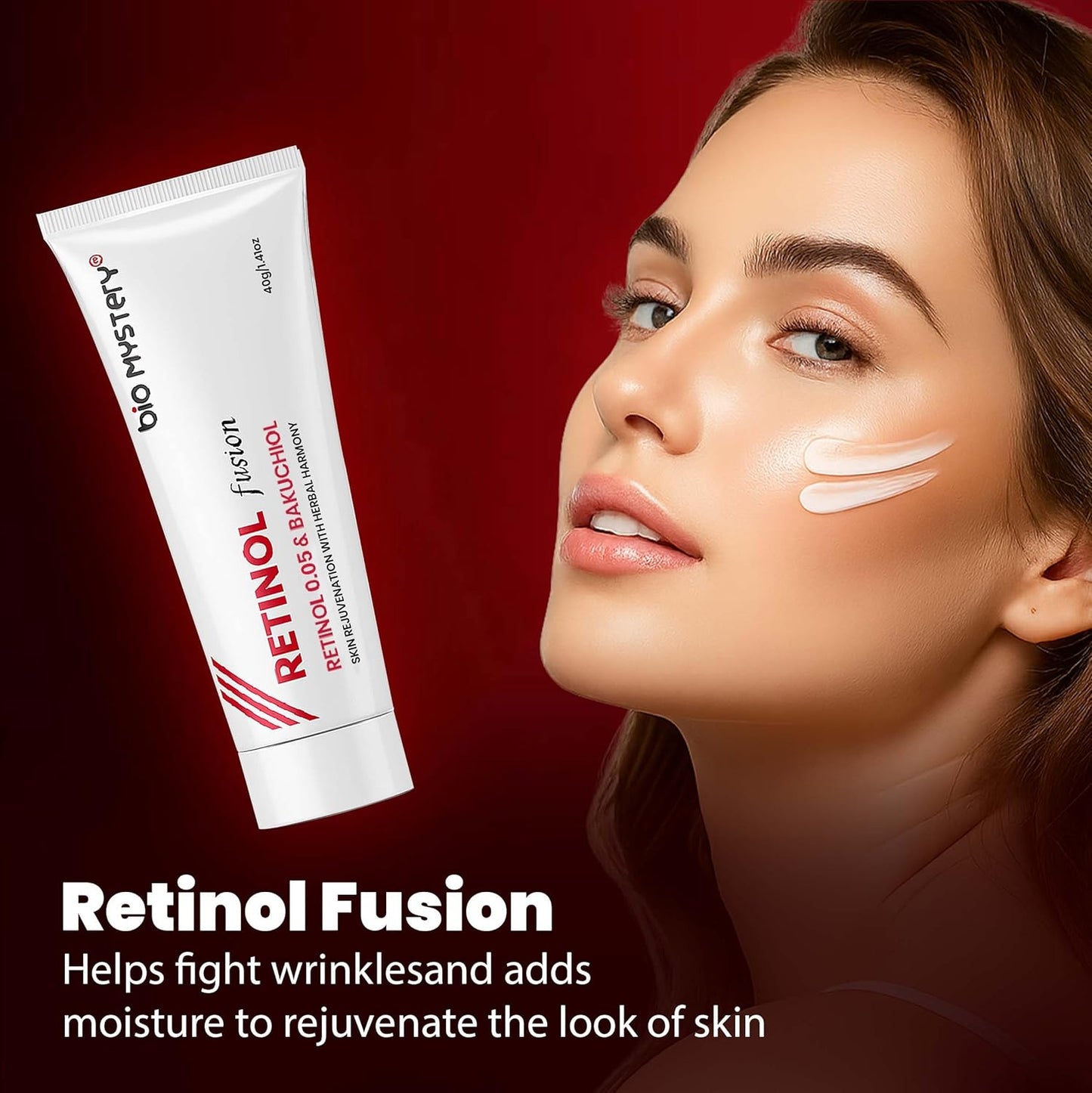 Unlock Youthful Skin: How Retinol Fusion Cream 0.05% Transforms Your Nighttime Skincare Routine ( 40g )