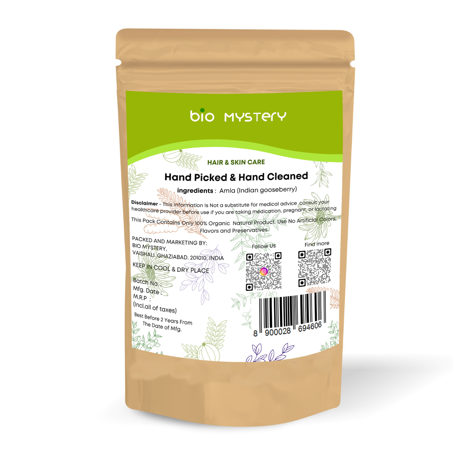 Amla Powder | Indian Gooseberry For Hair Growth 100Gm