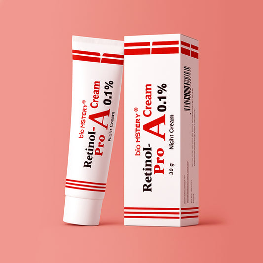 Retinol Pro Night Cream 0.1% with Collagen & Peptides – 30g | Anti-Aging & Skin Renewal Formula for Fine Lines, Wrinkles & Uneven Texture