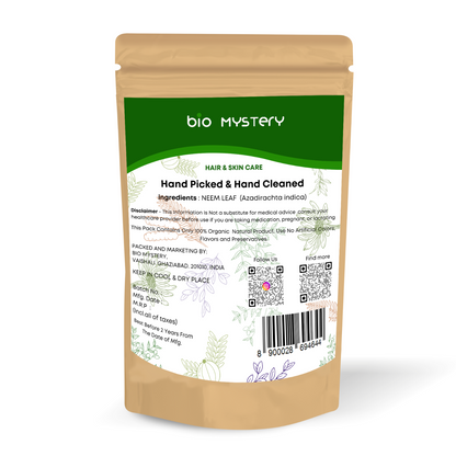 Neem Leaf Powder | Azadirachta Indica for Face, Skin & Hair 100Gm